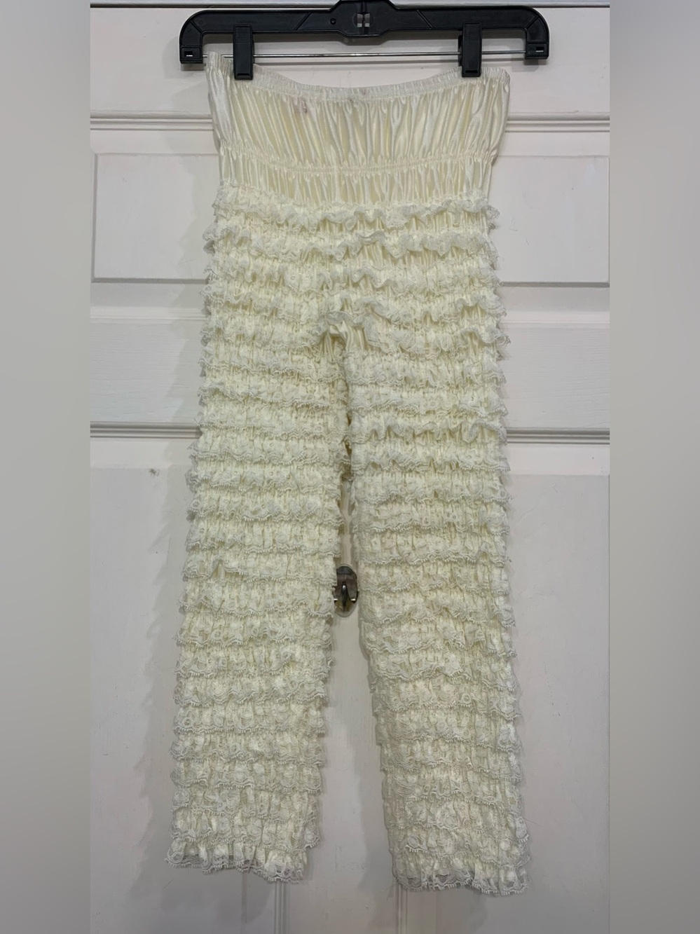Ruffle Tiered Lace Pettipants Bloomers Small Leggings            3833H